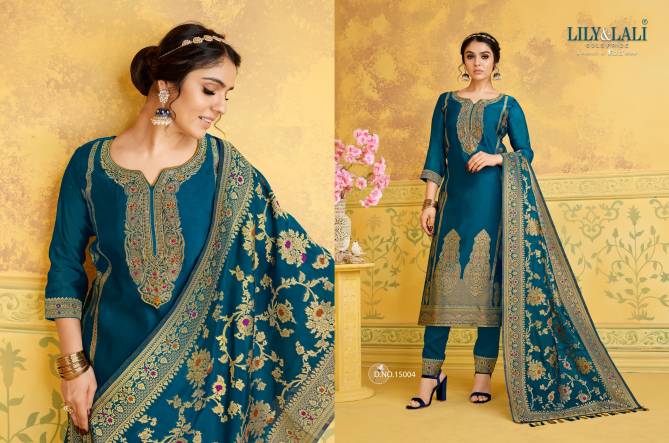 Silkyness By Lily Lali 15001 To 15006 Readymade Suit Wholesale Online